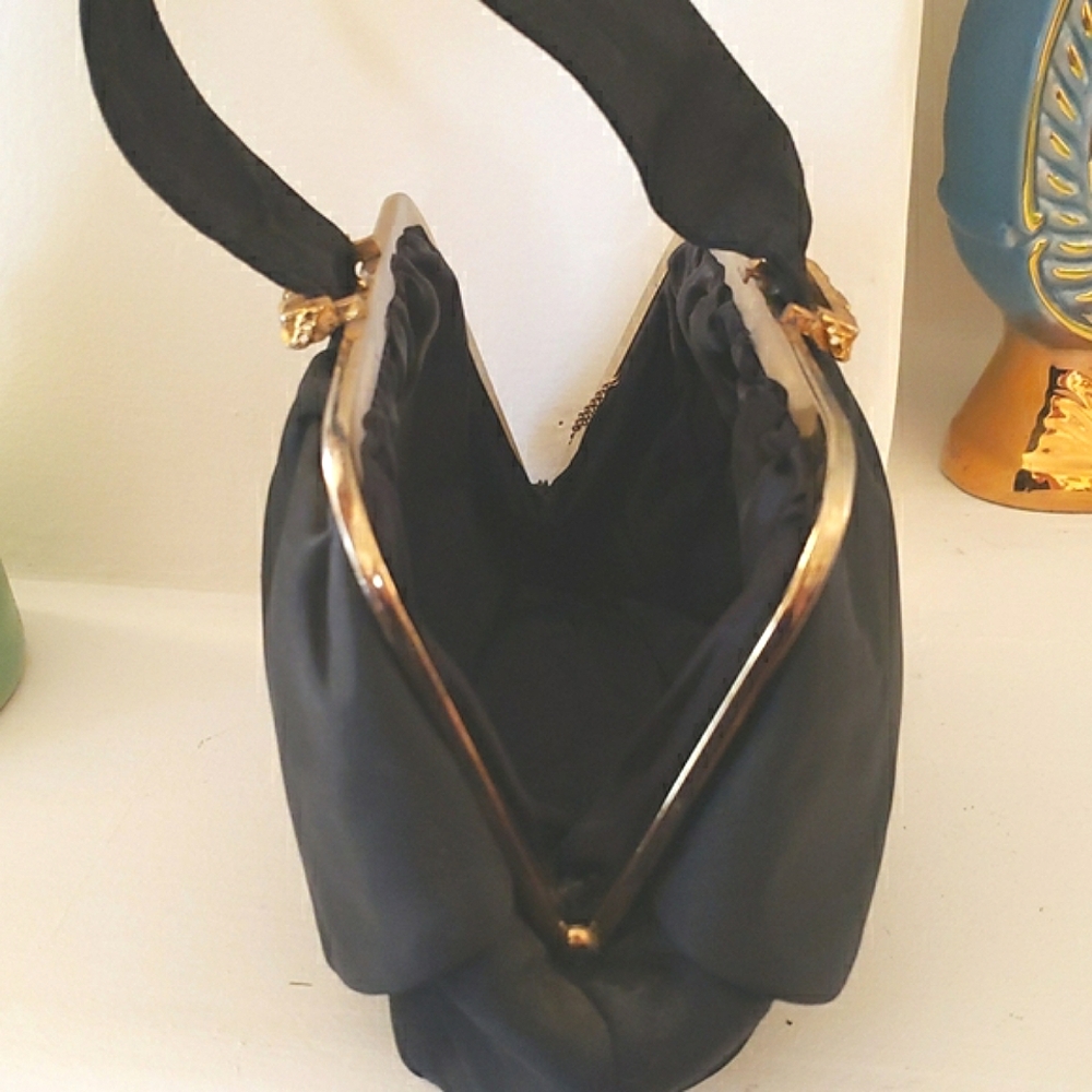 Vintage Lowy & Mund "After Five" 50's Cocktail Handbag & Coin Purse - Picture 13 of 16